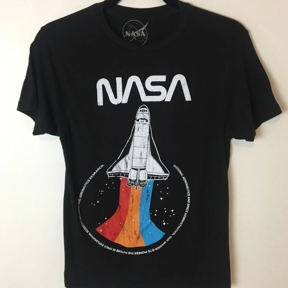 NASA Black Short Sleeve Women's Tee - Picture 1 of 7